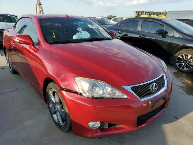 JTHFF2C20A2512668 - 2010 LEXUS IS 250 BURGUNDY photo 1