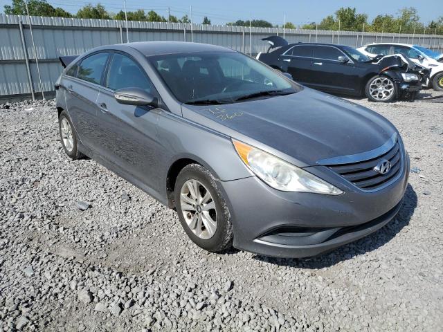 5NPEB4AC2EH861979 - 2014 HYUNDAI SONATA GLS GRAY photo 1