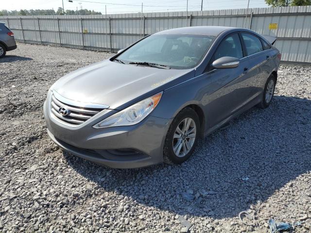 5NPEB4AC2EH861979 - 2014 HYUNDAI SONATA GLS GRAY photo 2