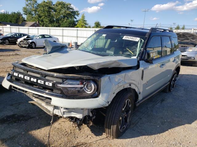 3FMCR9C62MRB08676 - 2021 FORD BRONCO SPO GRAY photo 2