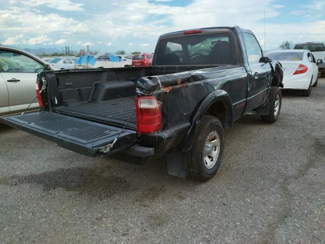 1FTYR10U03TA02531 - 2003 FORD RANGER BLACK photo 4