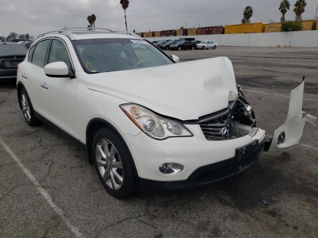 JNKAJ09F48M360416 - 2008 INFINITI EX35 BASE WHITE photo 1