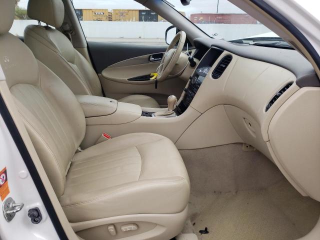 JNKAJ09F48M360416 - 2008 INFINITI EX35 BASE WHITE photo 5