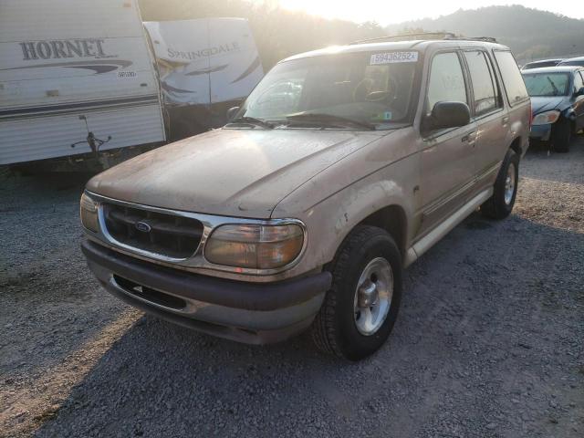 1FMDU35P8VUA97702 - 1997 FORD EXPLORER BEIGE photo 2