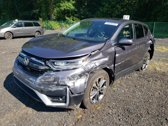 2HKRW2H8XMH667257 - 2021 HONDA CR-V EXL GRAY photo 2