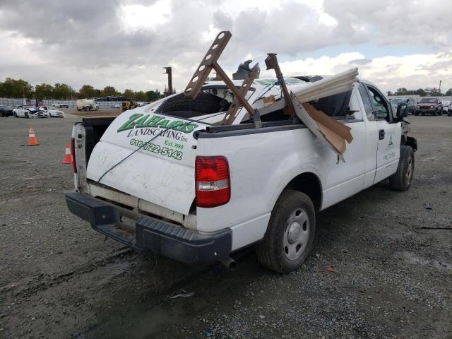 1FTRF12225NA57966 - 2005 FORD F-150 WHITE photo 4