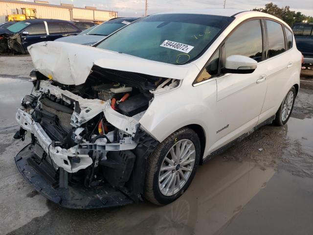 1FADP5BU8GL102798 - 2016 FORD C-MAX SEL WHITE photo 2