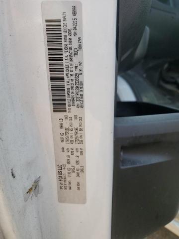 3C6TRVCG9KE539629 - 2019 RAM PROMASTER WHITE photo 10