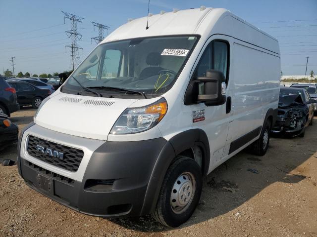 3C6TRVCG9KE539629 - 2019 RAM PROMASTER WHITE photo 2