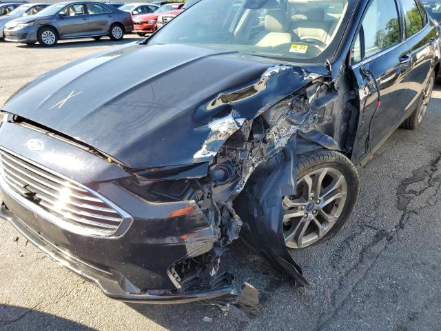 3FA6P0CD0LR116975 - 2020 FORD FUSION SEL BLACK photo 9