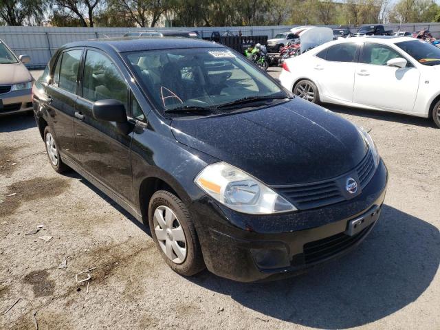 3N1CC11E09L444664 - 2009 NISSAN VERSA S BLACK photo 1