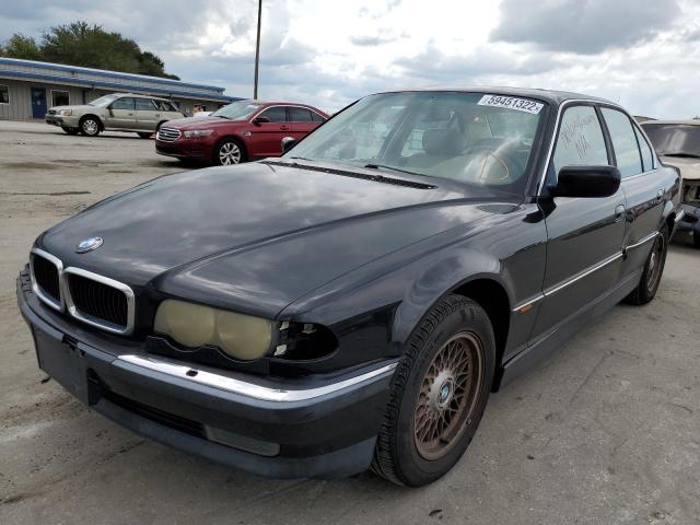 WBAGG8338XDN73808 - 1999 BMW 740 I AUTO BLACK photo 2