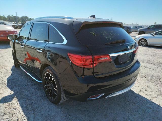 5FRYD4H96GB050042 - 2016 ACURA MDX ADVANC BLACK photo 3