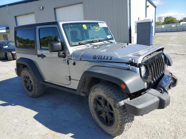 1C4AJWAG2FL714199 - 2015 JEEP WRANGLER S SILVER photo 1