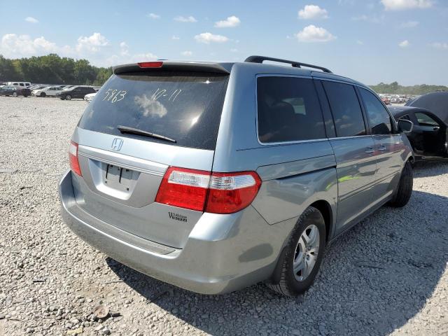 5FNRL38647B055863 - 2007 HONDA ODYSSEY EX SILVER photo 4