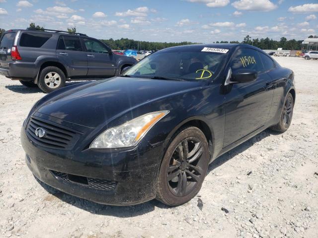 JNKCV64F79M650030 - 2009 INFINITI G37 BLACK photo 2