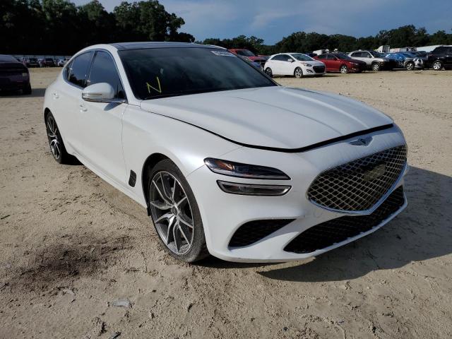 KMTG34TA2NU086138 - 2022 GENESIS G70 BASE WHITE photo 1