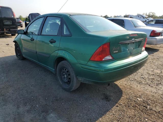 1FAFP33P62W189646 - 2002 FORD FOCUS LX GREEN photo 3