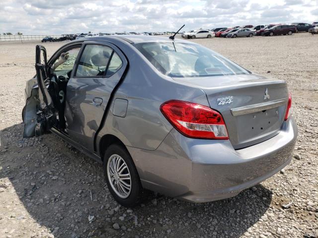 ML32F3FJXLHF10716 - 2020 MITSUBISHI MIRAGE G4 GRAY photo 3