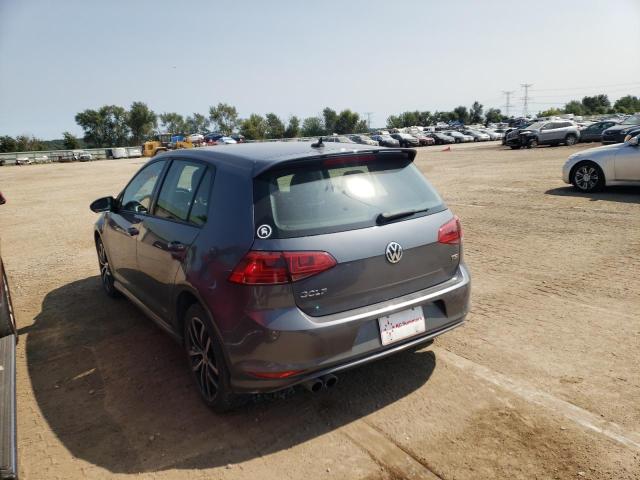 3VW217AU6FM005190 - 2015 VOLKSWAGEN GOLF GRAY photo 3