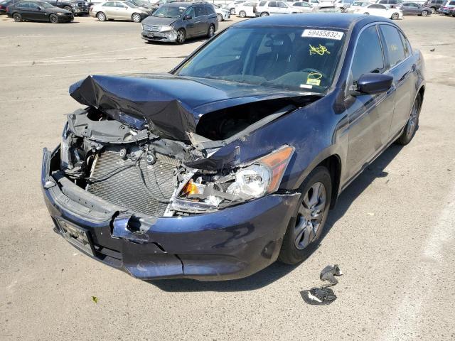 1HGCP2F46CA028870 - 2012 HONDA ACCORD LXP BLUE photo 2