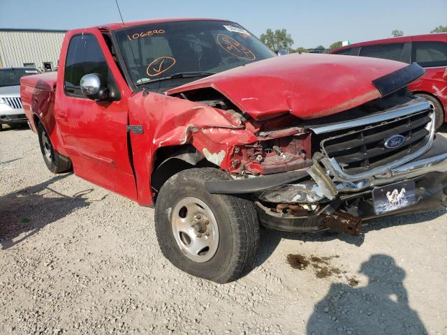 1FTRX17292NB20885 - 2002 FORD F 150 RED photo 1