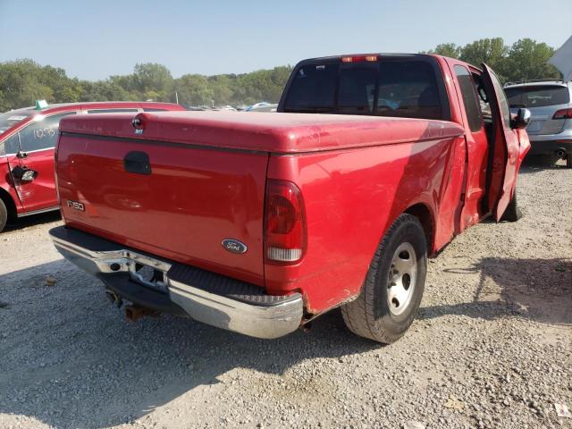 1FTRX17292NB20885 - 2002 FORD F 150 RED photo 4