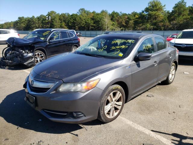 19VDE3F32DE301090 - 2013 ACURA ILX HYBRID GRAY photo 2