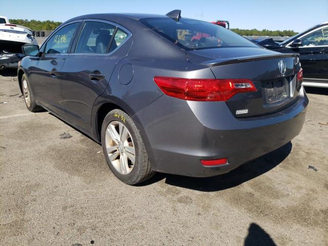 19VDE3F32DE301090 - 2013 ACURA ILX HYBRID GRAY photo 3