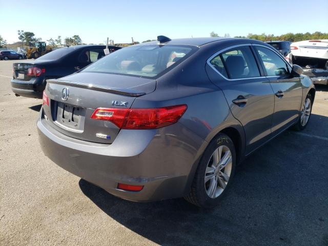 19VDE3F32DE301090 - 2013 ACURA ILX HYBRID GRAY photo 4