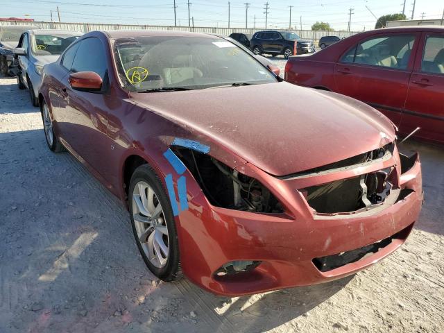 JN1CV6EL5EM131495 - 2014 INFINITI Q60 MAROON photo 1