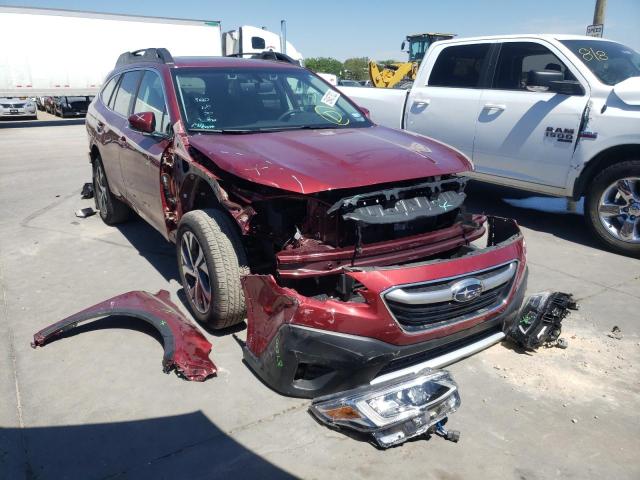 4S4BTANC5N3162894 - 2022 SUBARU OUTBACK LI RED photo 1