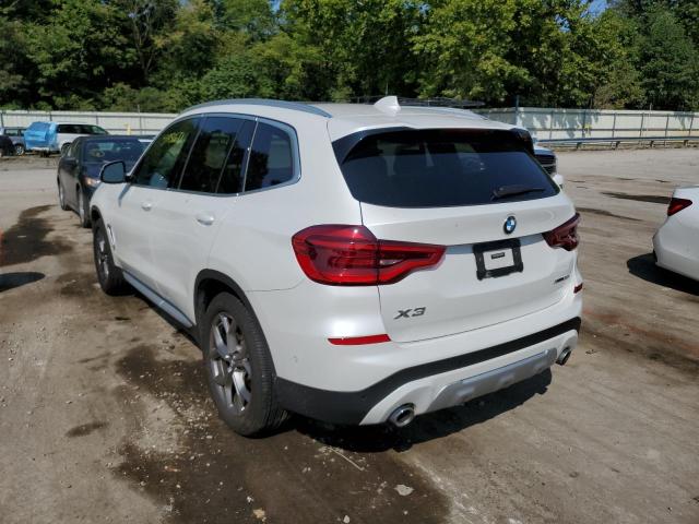 5UXTY5C0XM9F02130 - 2021 BMW X3 XDRIVE3 WHITE photo 3
