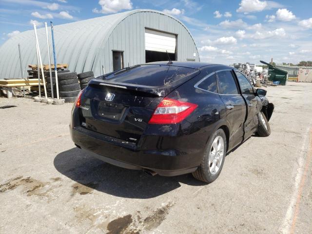 5J6TF2H50CL003291 - 2012 HONDA CROSSTOUR BLACK photo 4