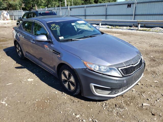 KNAGM4AD1C5011945 - 2012 KIA OPTIMA HYB GRAY photo 1