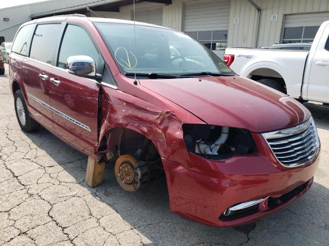 2C4RC1CG3GR302833 - 2016 CHRYSLER TOWN & COU RED photo 1