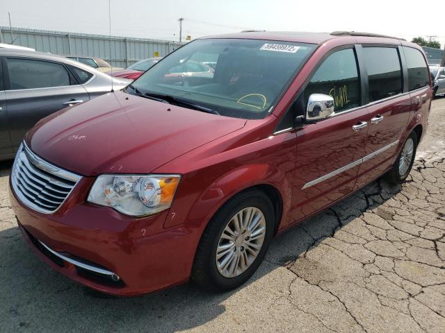 2C4RC1CG3GR302833 - 2016 CHRYSLER TOWN & COU RED photo 2