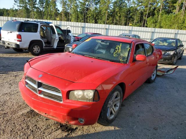 2B3KA53H57H783067 - 2007 DODGE CHARGER R/ RED photo 2