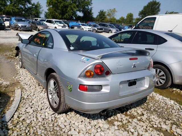 4A3AC84H13E189255 - 2003 MITSUBISHI ECLIPSE GT SILVER photo 3