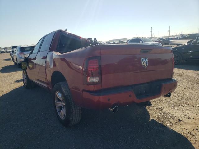 1C6RR6MT0DS583305 - 2013 RAM 1500 SPORT MAROON photo 3