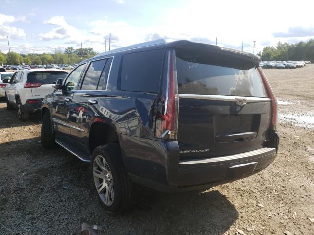 1GYS4BKJ2JR400213 - 2018 CADILLAC ESCALADE L BLUE photo 3