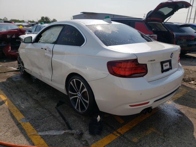 WBA2J3C06L7E69642 - 2020 BMW 230XI WHITE photo 3