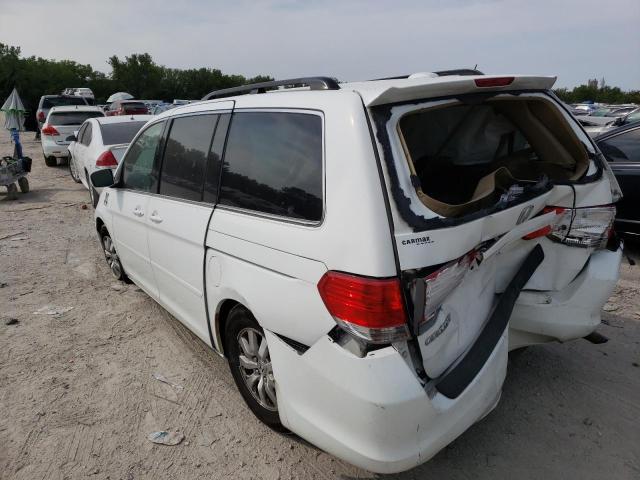 5FNRL3H77AB066677 - 2010 HONDA ODYSSEY EX WHITE photo 3