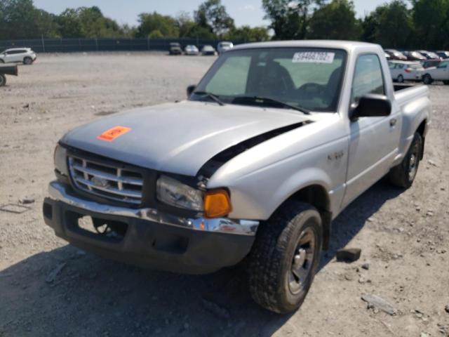 1FTYR10U11PB03180 - 2001 FORD RANGER SILVER photo 2