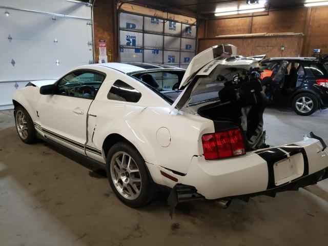 1ZVHT88S285185162 - 2008 FORD MUSTANG SH WHITE photo 3