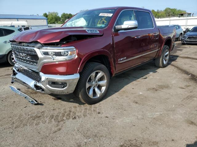 1C6SRFHT8KN734933 - 2019 RAM 1500 LIMIT MAROON photo 2