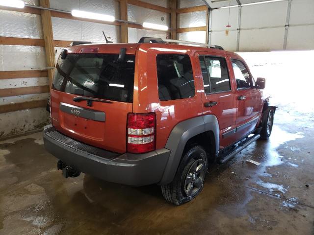 1J4PN3GK0AW146996 - 2010 JEEP LIBERTY RE 橙色 照片 4