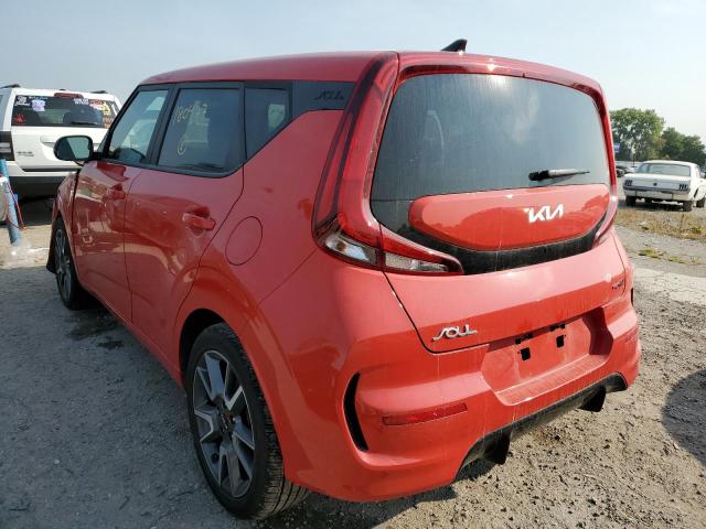 KNDJ63AUXN7180477 - 2022 KIA SOUL GT LI RED photo 3