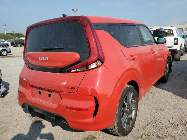 KNDJ63AUXN7180477 - 2022 KIA SOUL GT LI RED photo 4