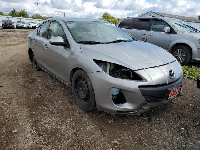 JM1BL1UF9C1553118 - 2012 MAZDA 3 I SILVER photo 1